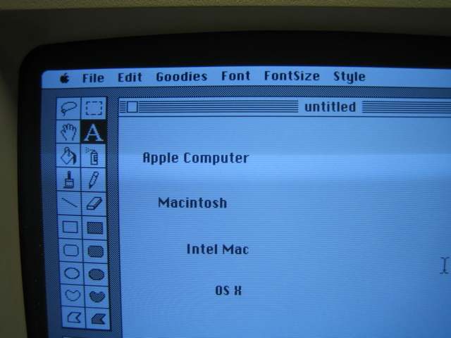画像: 128KMacセット（後期型"Macintosh128K"エンブレムタイプ )超レアー